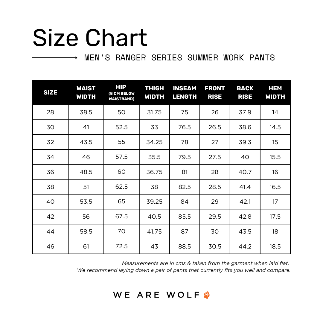 Men's Ranger Series Summer Work Pants