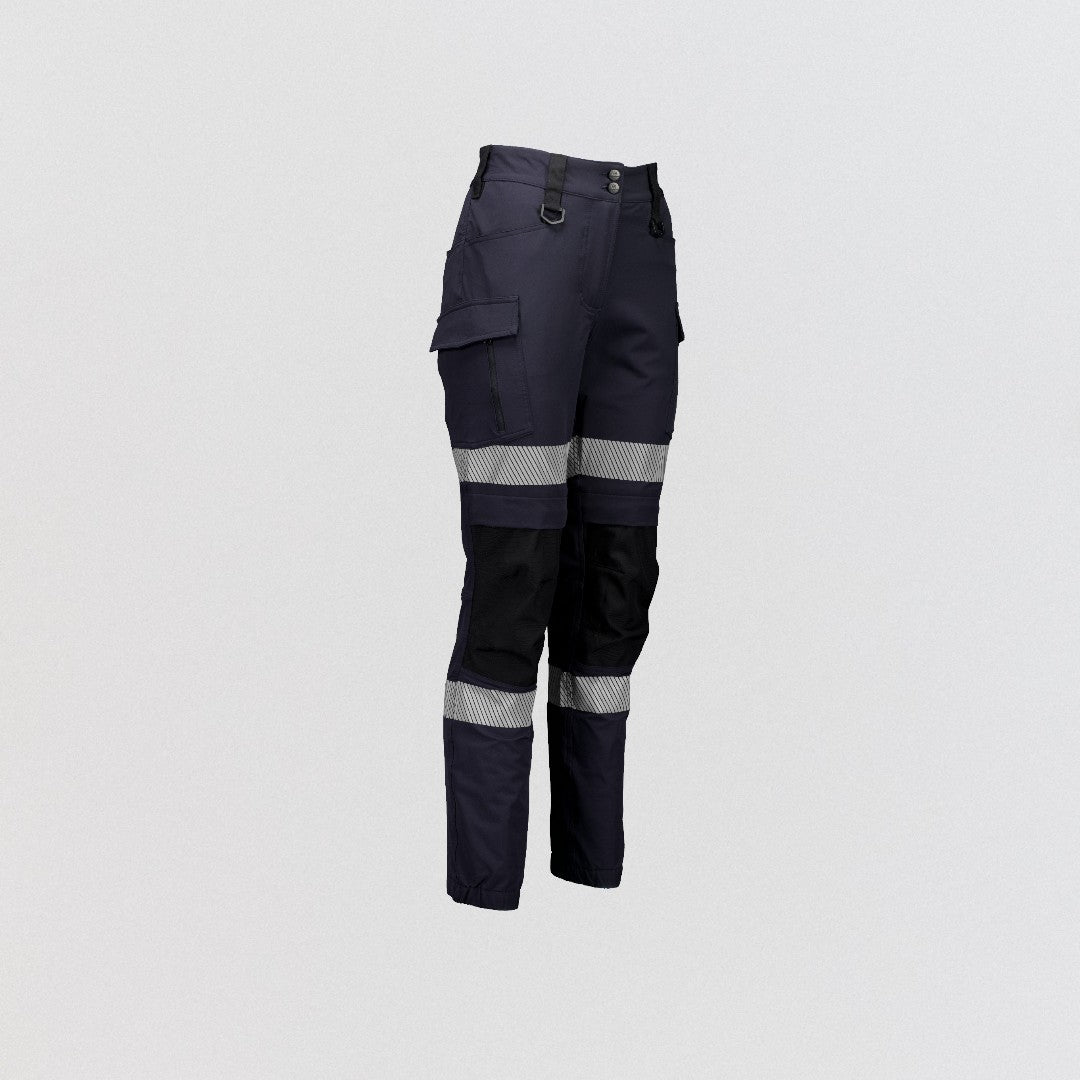 Women’s Infantry Stretch Work Pants – Hi Vis Navy – women’s stretch work pants
