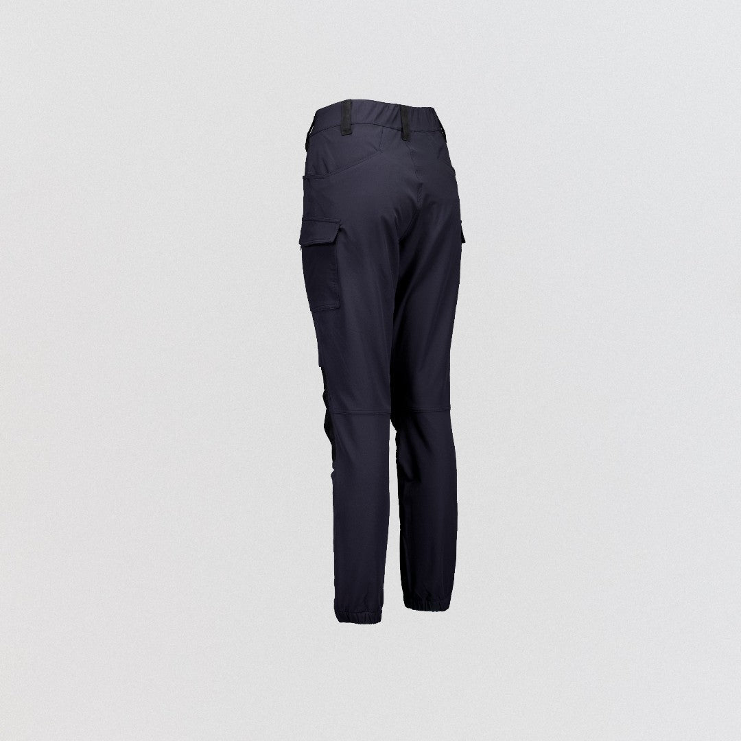 Black pants on a light gray background